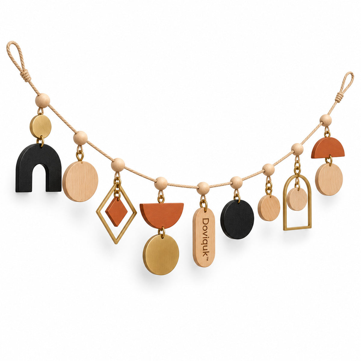 Doviquk™ Modern Boho Geometric Shapes Wall Hanging Garland hero