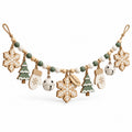 Doviquk™ Christmas Snowflakes, Trees & Bells Hanging Garland hero