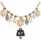 Doviquk™ Christmas Snowflakes, Trees & Bells Hanging Garland weight