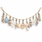 Doviquk™ Coastal Breeze Blue Seashell & Starfish Hanging Garland — main