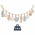 Doviquk™ Coastal Seahorses, Seashells & Coral Hanging Garland — weight