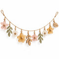 Doviquk™ Blush & Honey Blossom Floral Hanging Garland: front